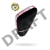 Вакуум-волновой бесконтактный стимулятор клитора Satisfyer Love Triangle, силикон, черный, 8,8 см.