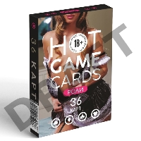ИГРАЛЬНЫЕ КАРТЫ HOT GAME CARDS РОЛИ, 36 карт, 18+