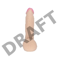 Фаллоимитатор неоскин на присоске REAL Next  Lovetoy, TPR, телесный, 23 см