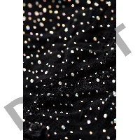 Боди Candy Girl Glitter со стразами черное, OS