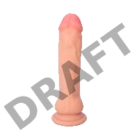 Реалистичный фаллоимитатор TOYFA RealStick Elite DILDO, TPR, телесный, 20 см