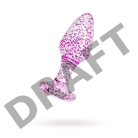 Анальная втулка TOYFA, акрил, фиолетовый, 8 см, Ø 2,8 см