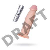 Вибратор TOYFA RealStick Nude реалистичный, PVC, телесный, 7 режимов вибрации, 19,5 см
