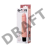 Реалистичный вибратор A-Toys by TOYFA Frem, TPE, телесный, 19 см