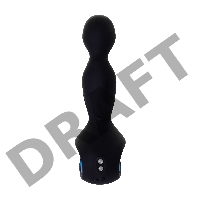 Стимулятор простаты Erotist, SIXTH, Силикон, черный, 14,5 см