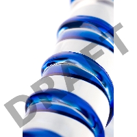 Нереалистичный фаллоимитатор Sexus Glass, стекло, прозрачный, 18 см