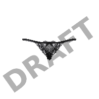 Стринги с двойным доступом SoftLine Collection, черный, XL