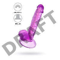 Реалистичный фаллоимитатор A-Toys by TOYFA Celiam, TPE, фиолетовый, 20,5 см