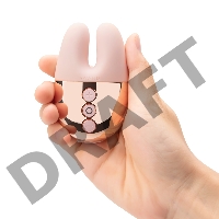 Пудровый вибратор с ушками Le Wand Double Vibe