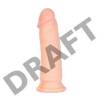 Реалистичный вибратор TOYFA RealStick Elite Vibro, TPR, телесный, 7 режимов вибрации, 18 см