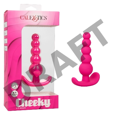Анальная елочка для ношения CHEEKY X-5 BEADS