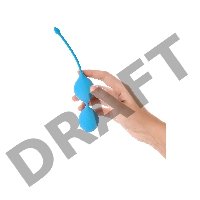 Вагинальные шарики TOYFA  A-Toys Trot, силикон, голубой, 19,5 см