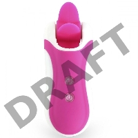 Розовый оросимулятор Clitella со сменными насадками для вращения