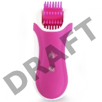 Розовый оросимулятор Clitella со сменными насадками для вращения