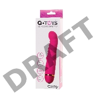 Нереалистичный вибратор A-Toys by TOYFA Capy, силикон, розовый, 17,4 см, Ø 3,4