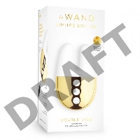 Белый вибратор с ушками Le Wand Double Vibe