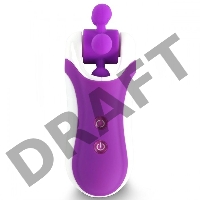 Фиолетовый оросимулятор Clitella со сменными насадками для вращения