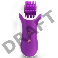 Фиолетовый оросимулятор Clitella со сменными насадками для вращения