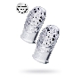 Комплект насадок на палец A-toys Favi, TPE, прозрачный, 3,5 см
