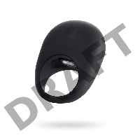 Эрекционное кольцо на пенис OIVITA, ORing Plus, силикон, черный, 6.5  см