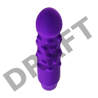 Нереалистичный вибратор TOYFA A-Toys, силикон, фиолетовый, 17 см