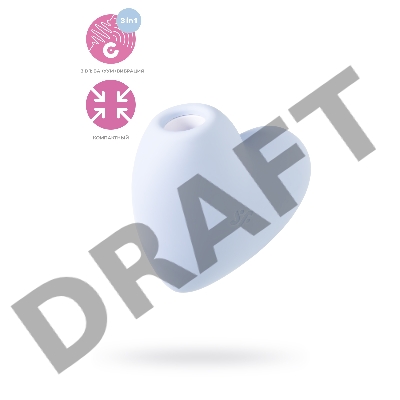 Вакуумный стимулятор Satisfyer Cutie Heart Голубой J2018-276-2 (жен. вибратор