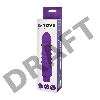 Нереалистичный вибратор TOYFA A-Toys, силикон, фиолетовый, 17 см