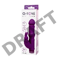 Нереалистичный вибратор TOYFA A-Toys, силикон, фиолетовый, 18 см