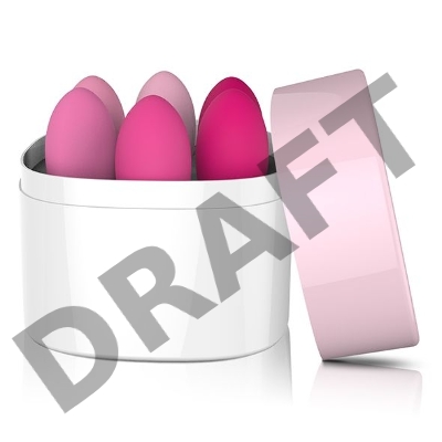 Набор из 6 розовых вагинальных шариков FemmeFit Pelvic Muscle Training Set