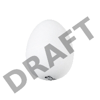 Набор нереалистичных мастурбаторо TENGA  EGG - II, TPE, белый, 6,1 см, 6 шт