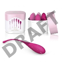 Набор из 6 розовых вагинальных шариков FemmeFit Pelvic Muscle Training Set