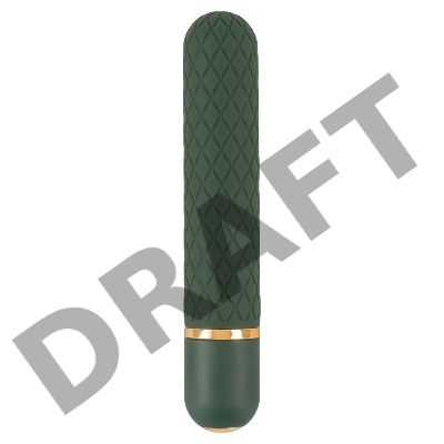 Зеленый мини-вибратор Luxurious Bullet Vibrator - 12,6 см.