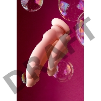 Реалистичный фаллоимитатор TOYFA  A-Toys Twint, силикон, телесный, 19,5 см