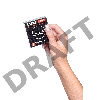 Презервативы LUXE ROYAL Black Collection 3шт, 18 см