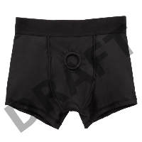 Черные трусы-боксеры BOUNDLESS BOXER BRIEF HARNESS L/XL