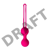 Вагинальные шарики A-Toys by TOYFA Redvil, силикон, розовые, 16,5 см