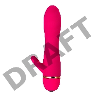 Вибратор TOYFA A-Toys с клиторальным стимулятором, силикон, розовый, 15 см