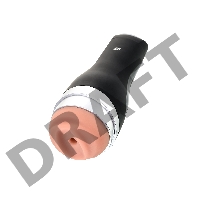 Мастурбатор нереалистичный Satisfyer  Men Classic, TPE, чёрный, 25,4 см.