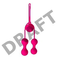 Вагинальные шарики A-Toys by TOYFA Redvil, силикон, розовые, 16,5 см