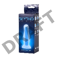 Анальная втулка светящаяся в темноте Beyond by Toyfa Kyle Glow, силикон, прозрачный, 10,5 см