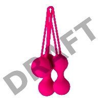 Вагинальные шарики A-Toys by TOYFA Redvil, силикон, розовые, 16,5 см