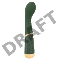 Зеленый стимулятор точки G Luxurious G-Spot Massager - 19,5 см.