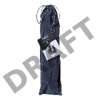 Анальная втулка с бело-розовым хвостом POPO Pleasure by TOYFA, S, силикон, черная, 45 см, Ø 2,7 см