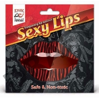 Lip Tattoo Тигровый красный