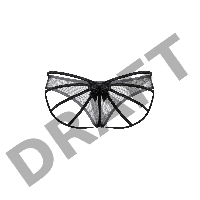 Трусики- бабочка SoftLine Collection, черный, S/L