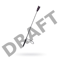 Стек Sitabella, кожа, черный, 70 см