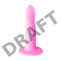 Нереалистичный дилдо Flow Emotional Pink 2040-02lola