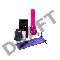 Вибратор Nalone Touch, силикон, розовый, 20 см