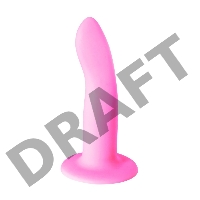 Нереалистичный дилдо Flow Emotional Pink 2040-02lola