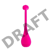 Виброяйцо LOVENSE Lush 2, силикон, розовый, 18 см
